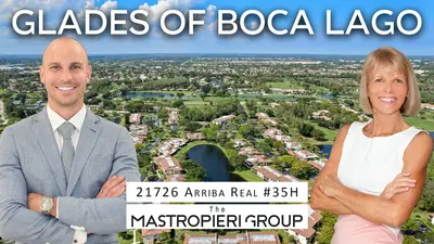 Glades of Boca Lago Property Tour With Larry Mastropieri | 21726 Arriba Real APT 35H, Boca Raton